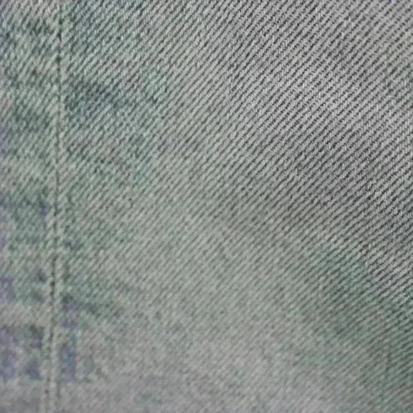 AGOLDE Merrel Straight Midwash Light Blue Raw Hem Jeans Women 25 - Picture 10 of 12